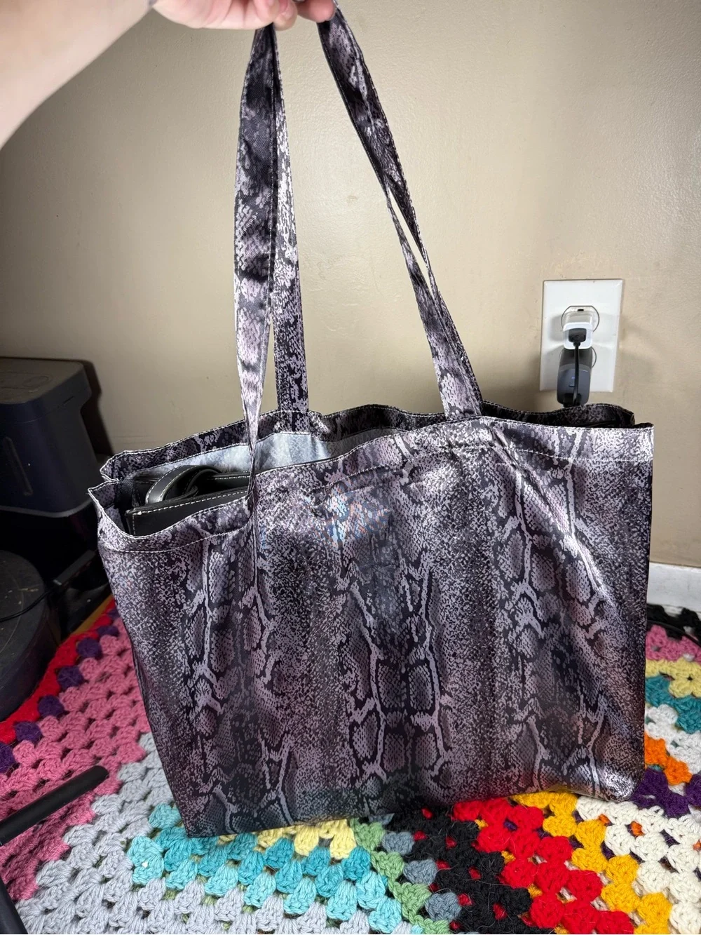 Wilsons Leather Black Leather Laptop Tote